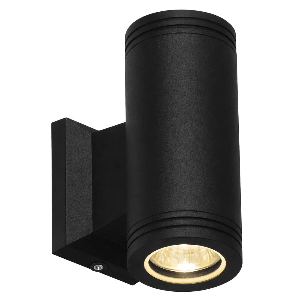 Black Outdoor Wall Light Up/Down
