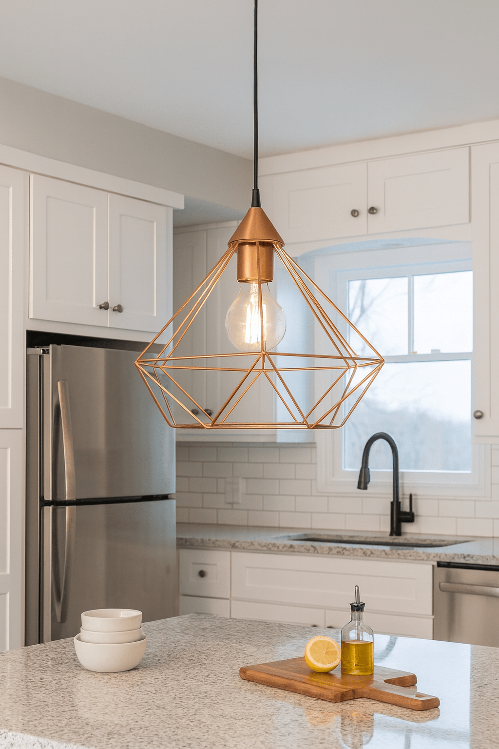 Tarbes 325mm Copper Pendant Light