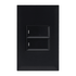 2 Lever 2 Way Switch – 4×2 (Black)