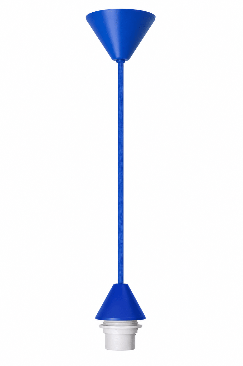 Pendant - Ceiling Conical Rose Kit Silicon Lamp Cup - Blue