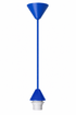 Pendant - Ceiling Conical Rose Kit Silicon Lamp Cup - Blue