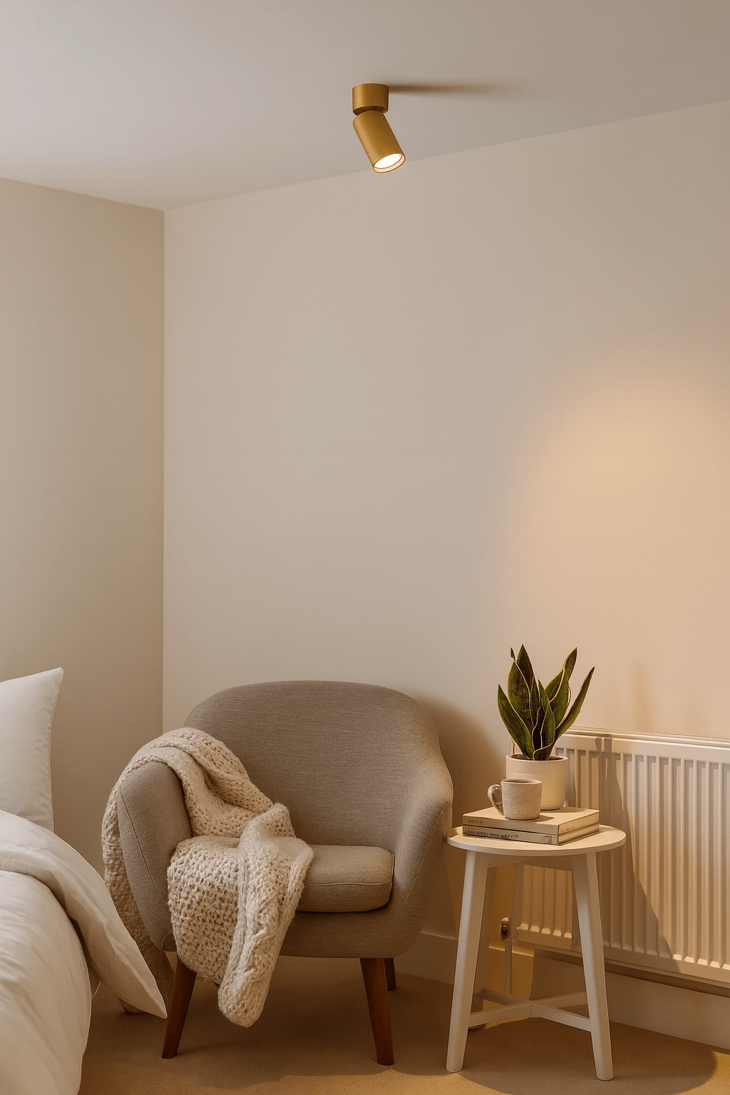 Kaapstad Gold Adjustable Surface Mounted Spotlight