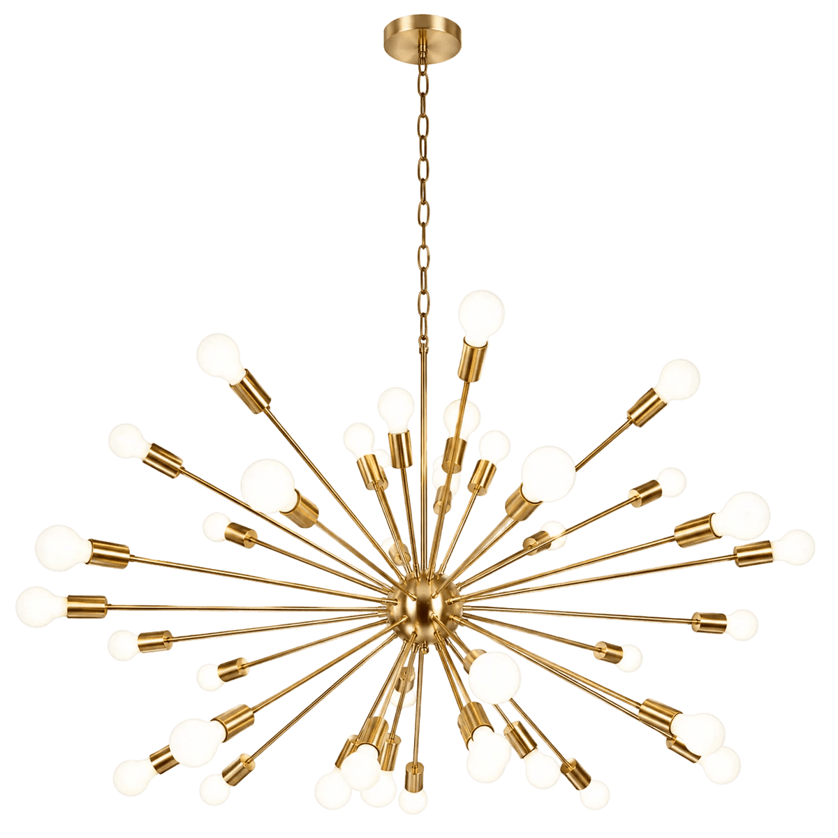 Supernova 40 Satin Gold Pendant Light