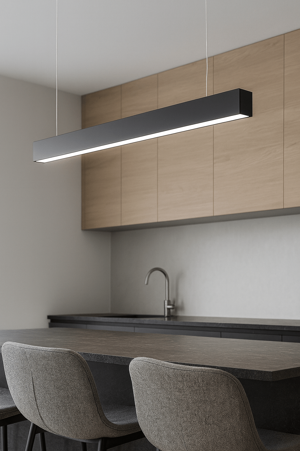 HZ-L600 LED Linear Light - 20W Black