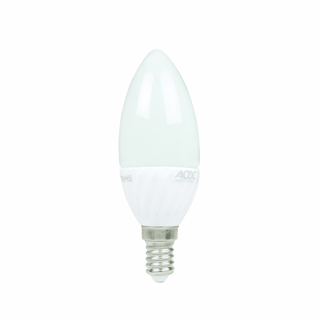 Cool White LED Candle Lamp E14 Non-Dimmable
