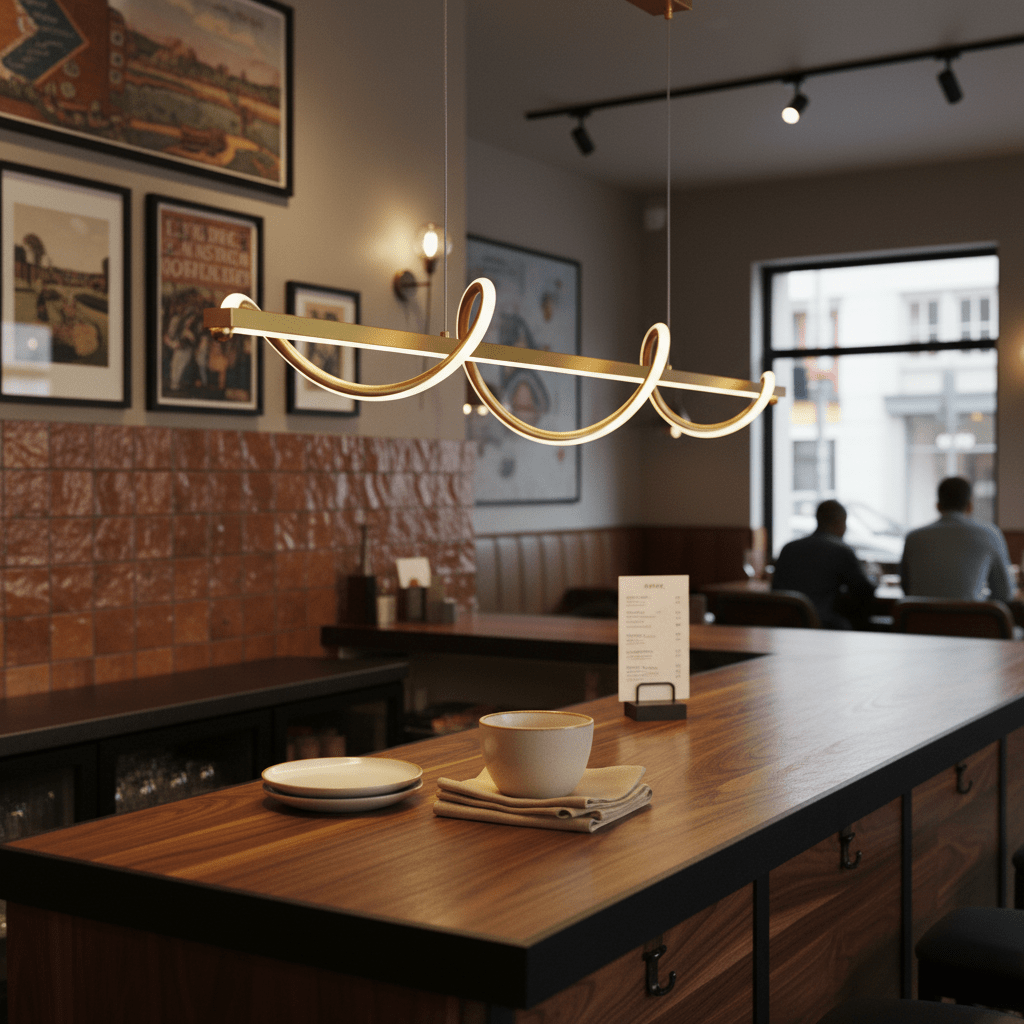 Cornelia Linear LED Pendant - Gold