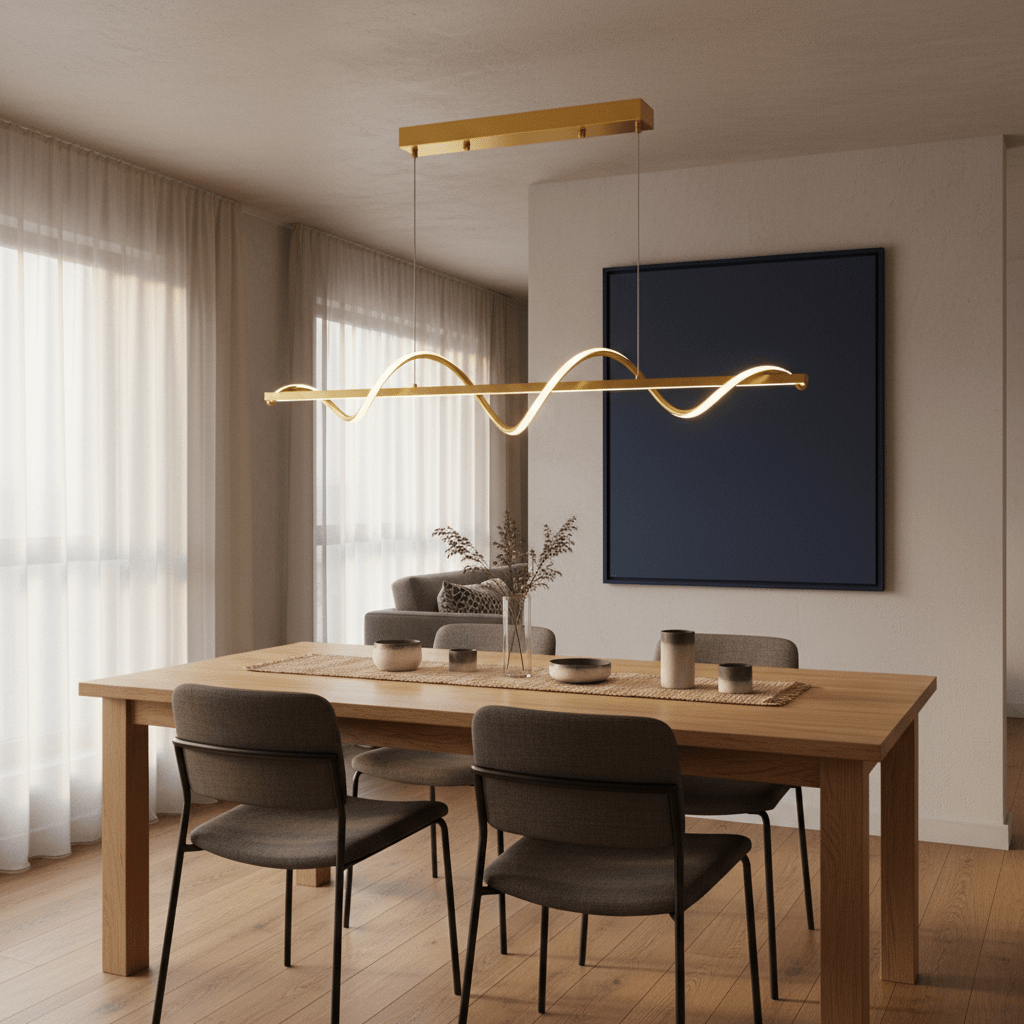 Cornelia Linear LED Pendant - Gold