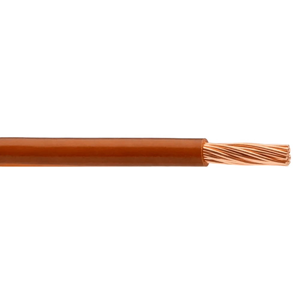 4mm Brown Flex Wire 300/500V Multicore - 100m Roll