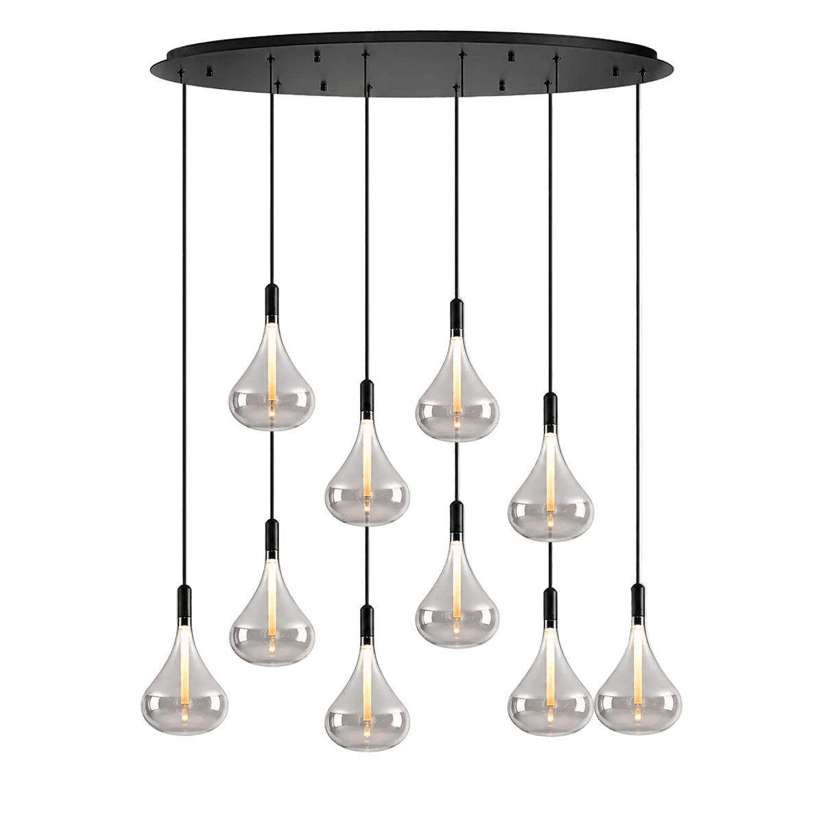 Cape Grape Smoke Glass LED Pendant Light