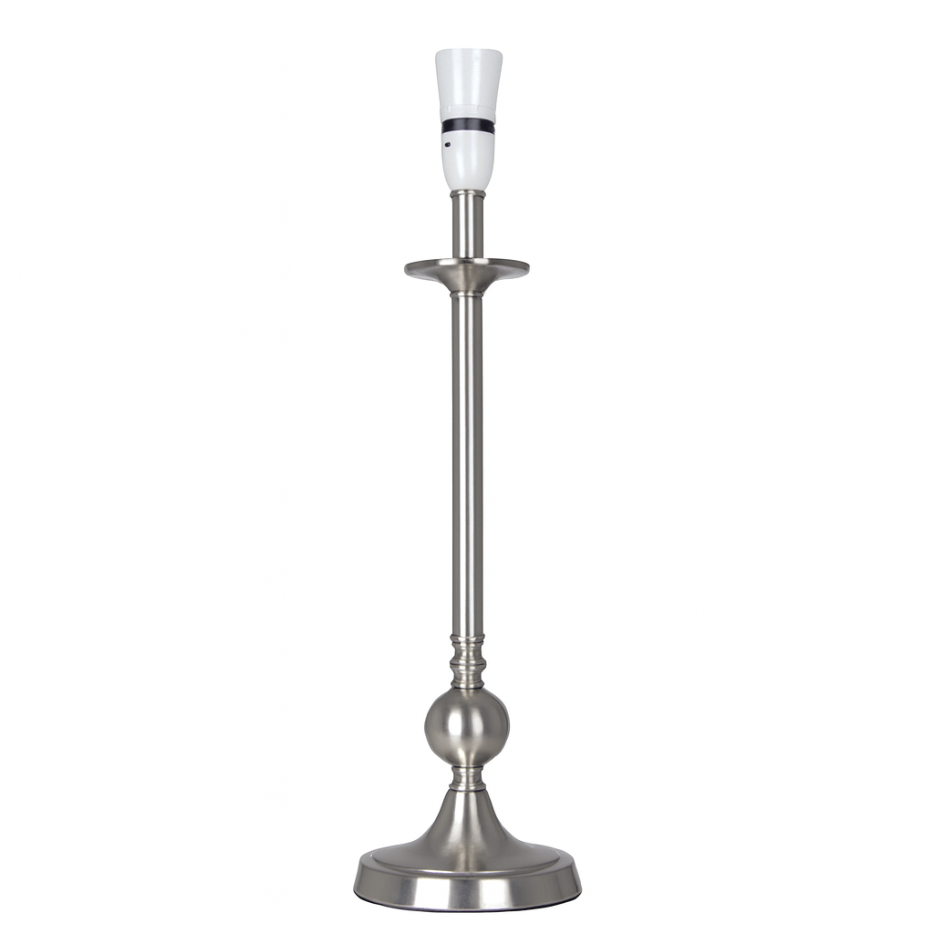 Satin Chrome Table Lamp