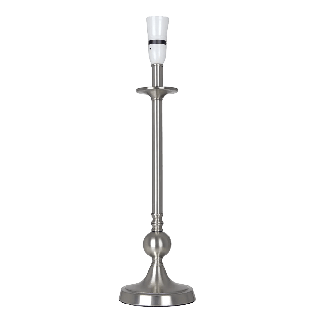 Satin Chrome Table Lamp