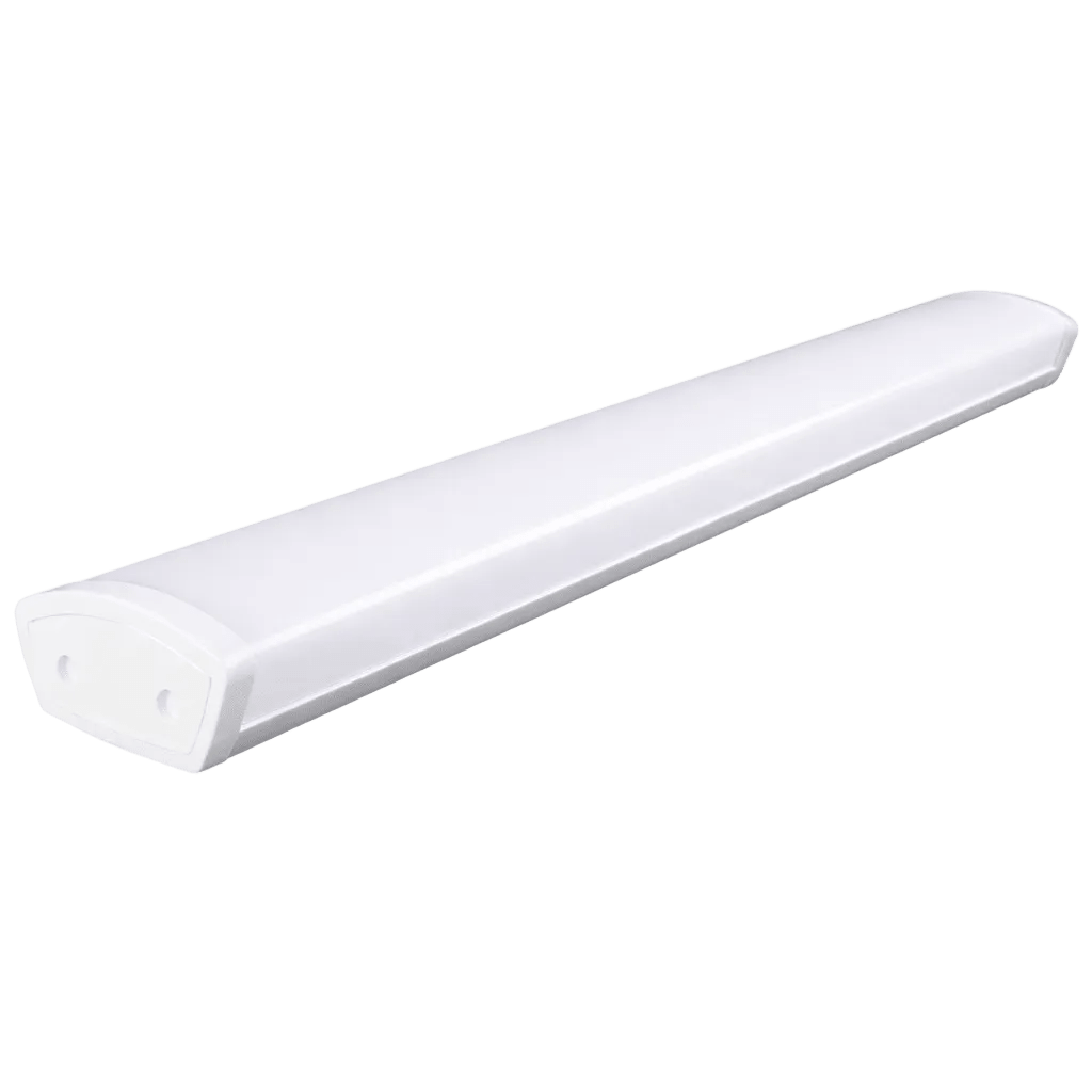 LED Office Fitting - Curved Diffuser - 18 Watt / Cool White (4200K)