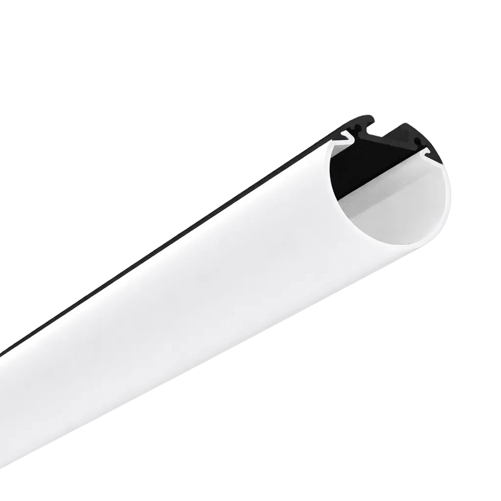 Ulisse Mini LED Aluminium Profile - Black & Opal (2m)