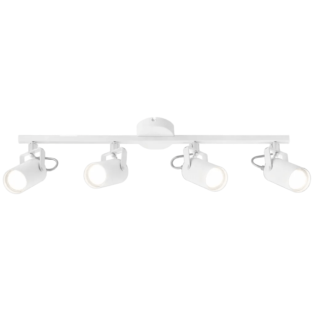 4 Light White Ceiling Spotlight