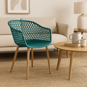 Deep Green Diamond Back Chair - Future Decor