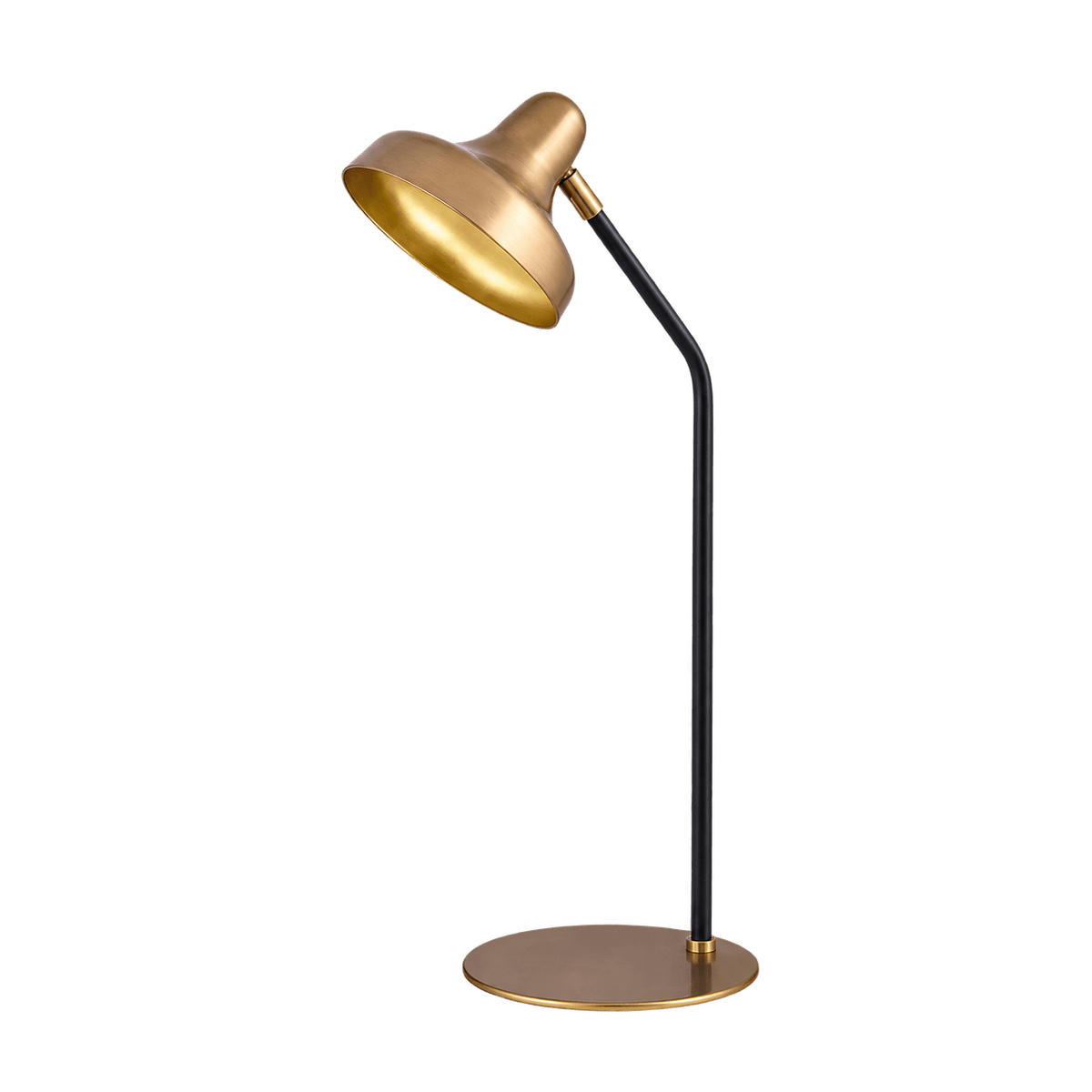 Desk Lamp - Gold Chrome, transparent background