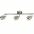 Three-light ceiling fixture on a white background
