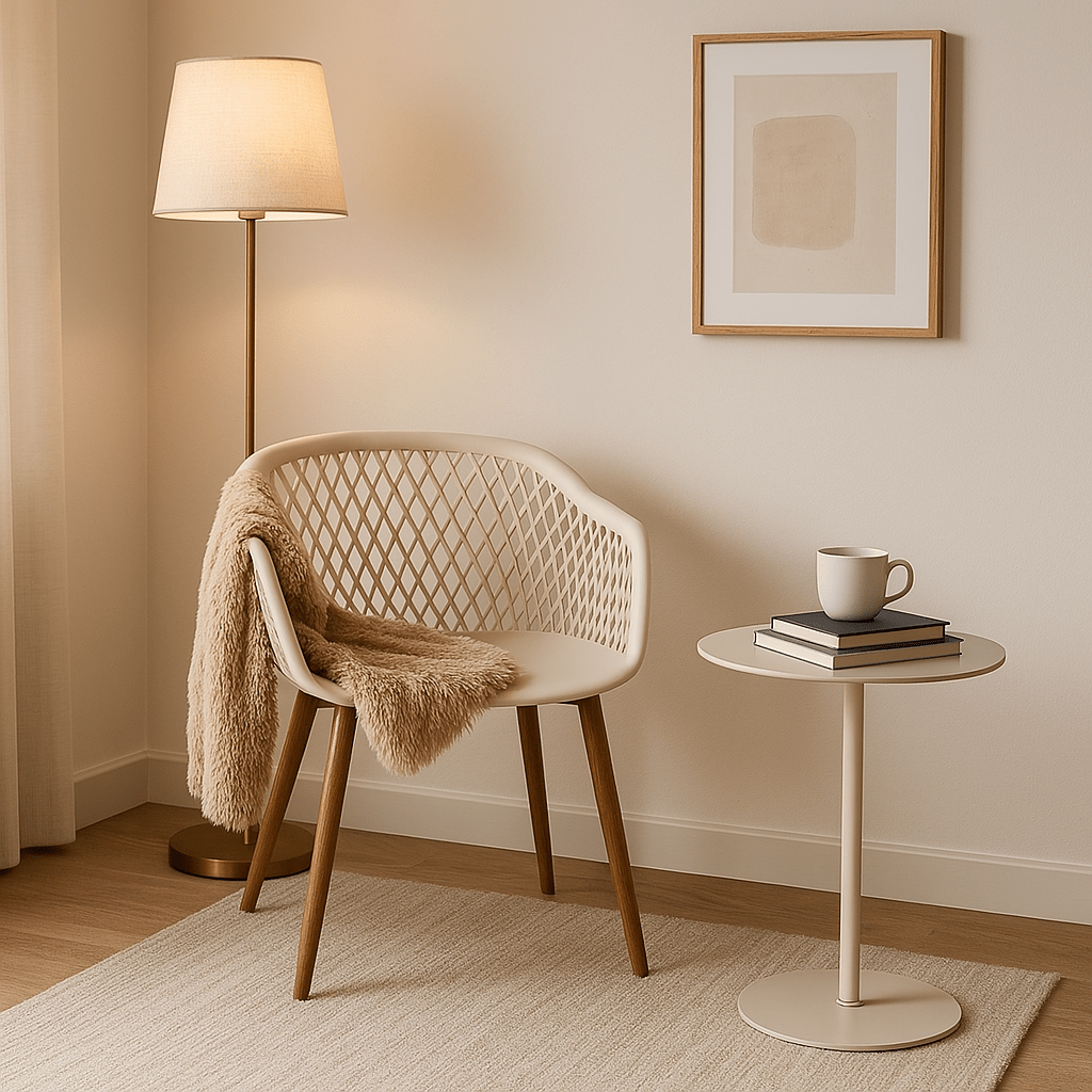 Diamond Back Cream Chair - Future Decor