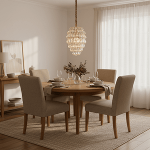 Diana Amber Crystal Chandelier