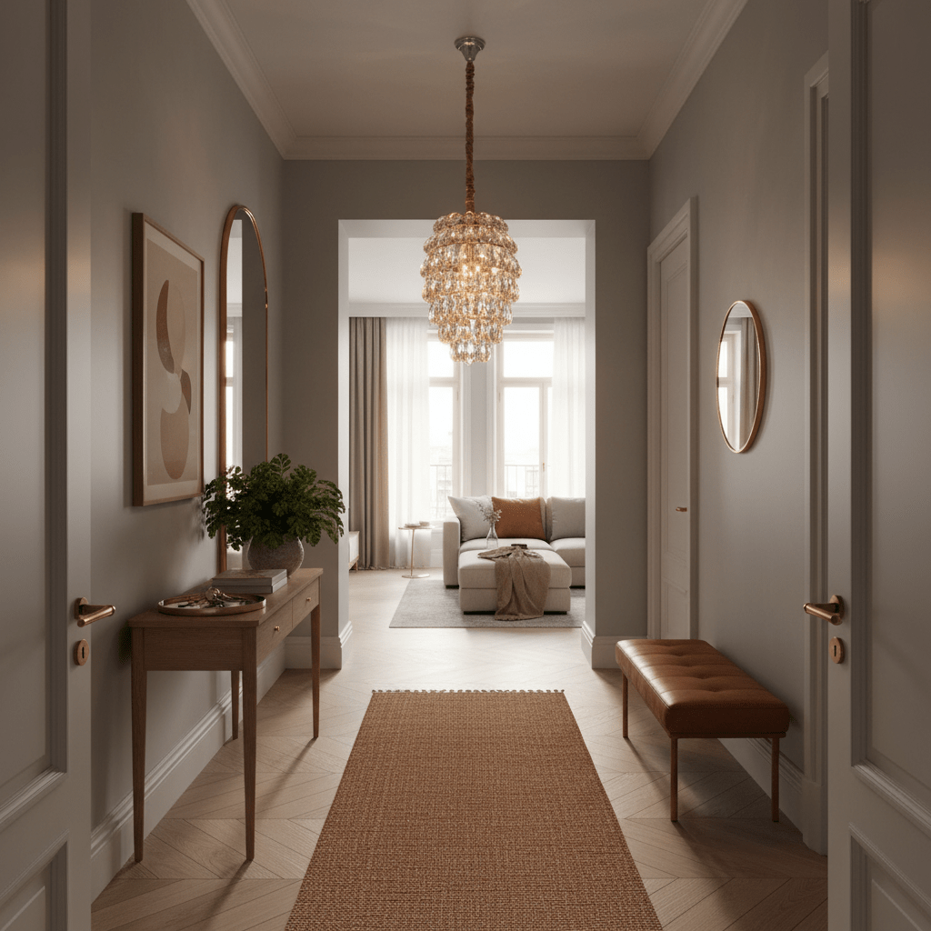 Diana Amber Crystal Chandelier