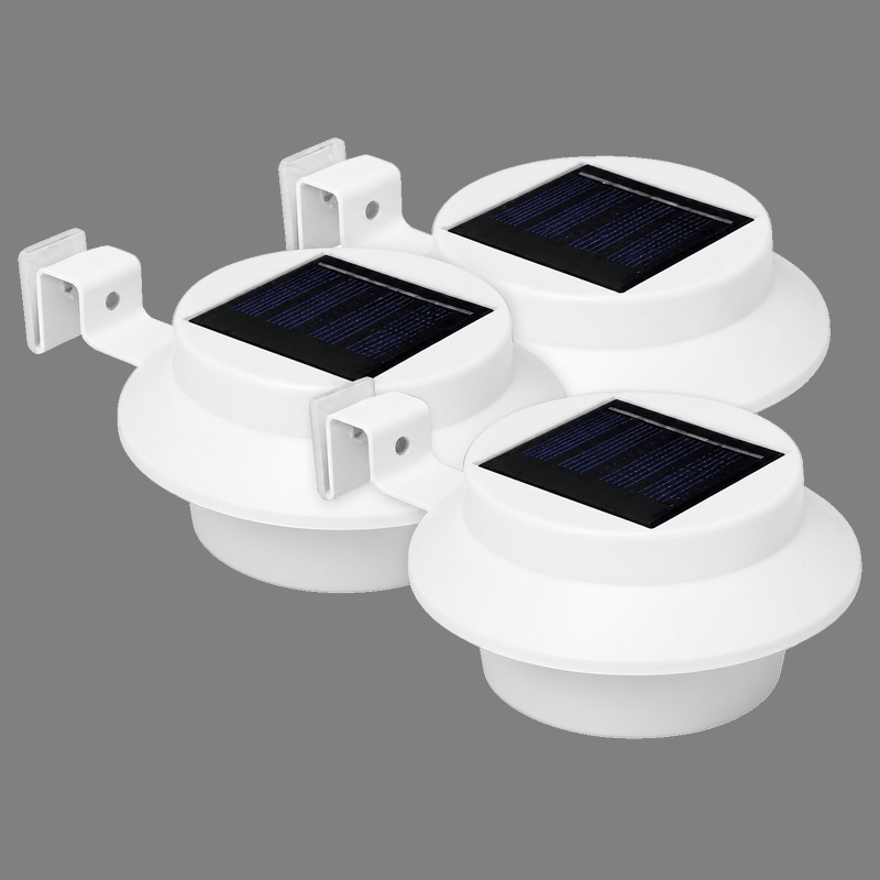 Solar Gutter Light - 3 Pack