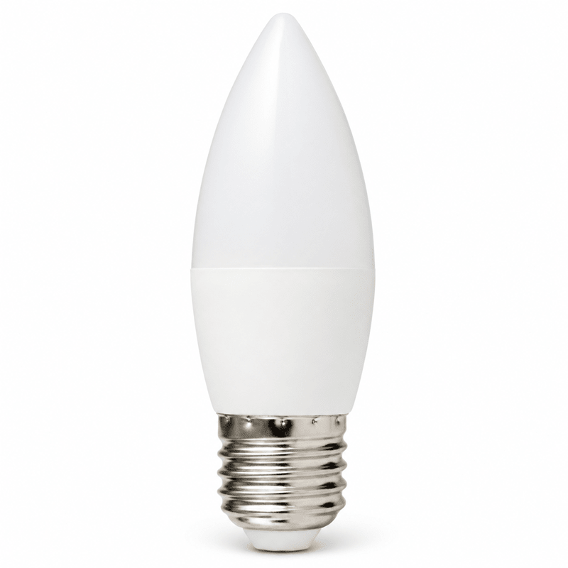 5W Candle LED Bulb – E27, 3000K Warm White