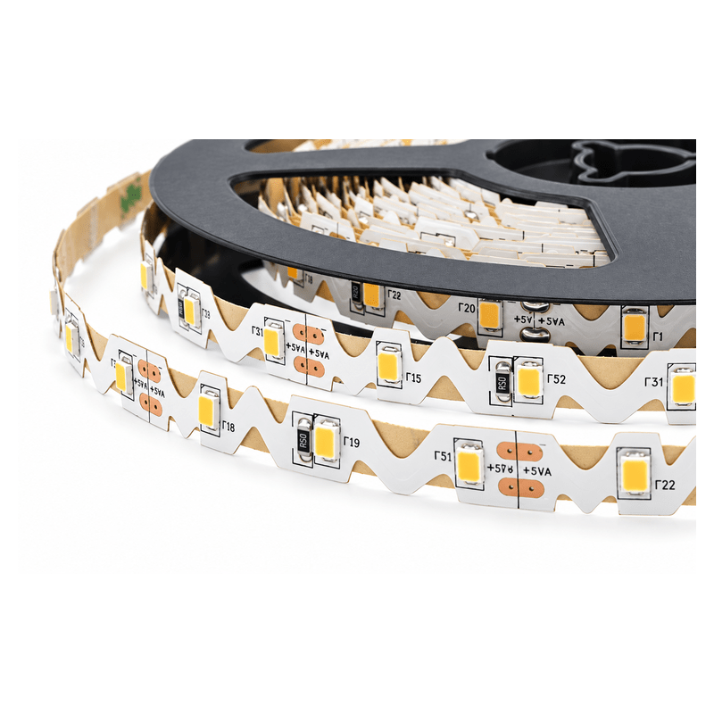 LED Striplight 12V - 6W S-shape Flexible IP55 - Warm White (3000K)