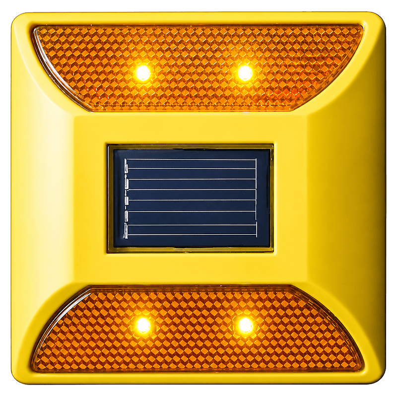 Solar Road Stud - Yellow