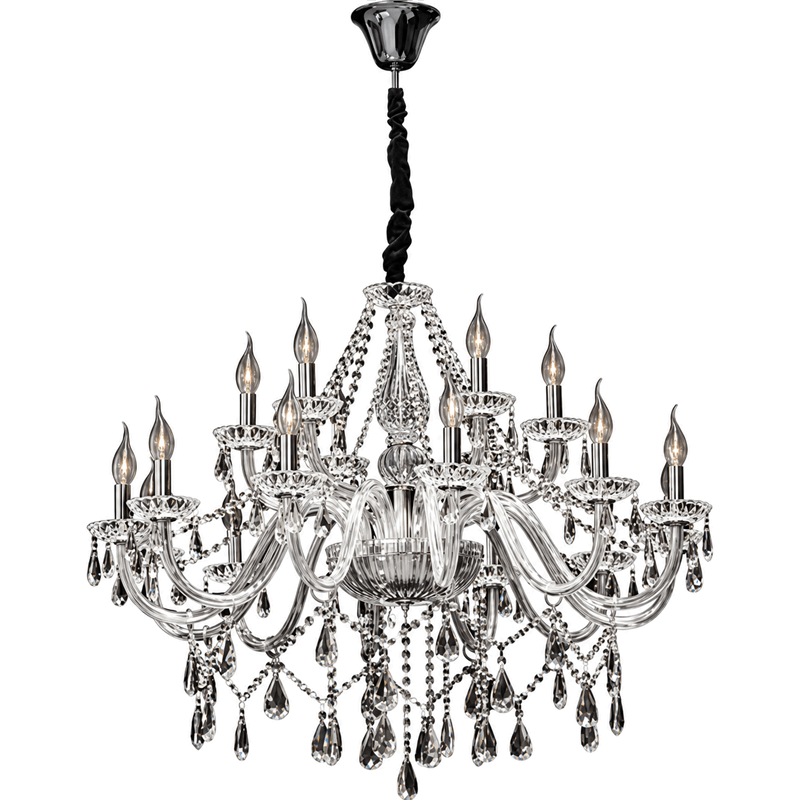 18 Arm K9 Crystal Chandelier