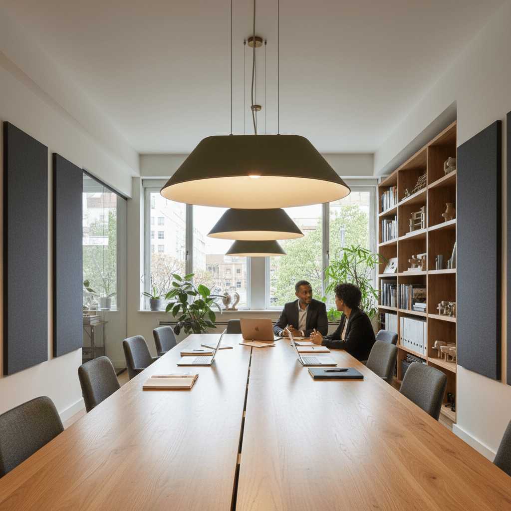 Akira Olive Green Felt Pendant Light