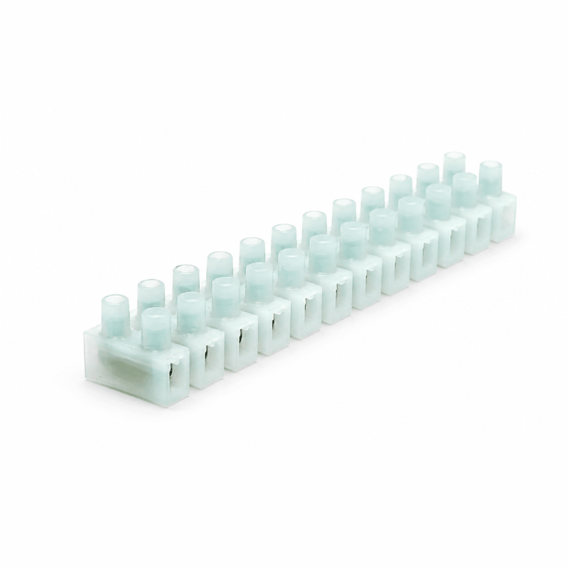 High quality 400V terminal block cable connector with multiple connection points arranged in a row.