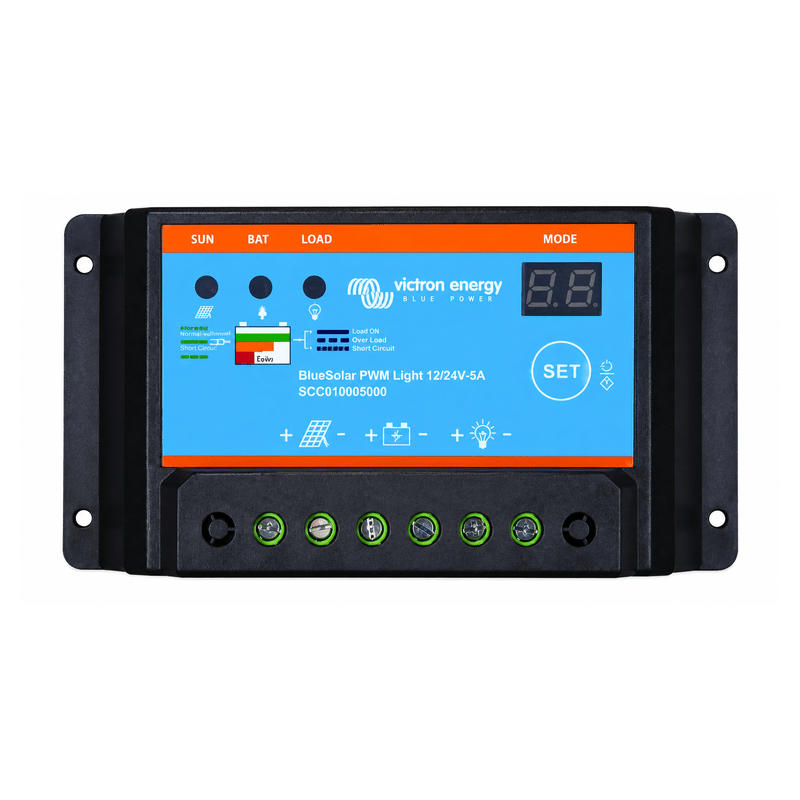 Victron BlueSolar PWM-Light Solar Charge Controller - 5A 12/24V