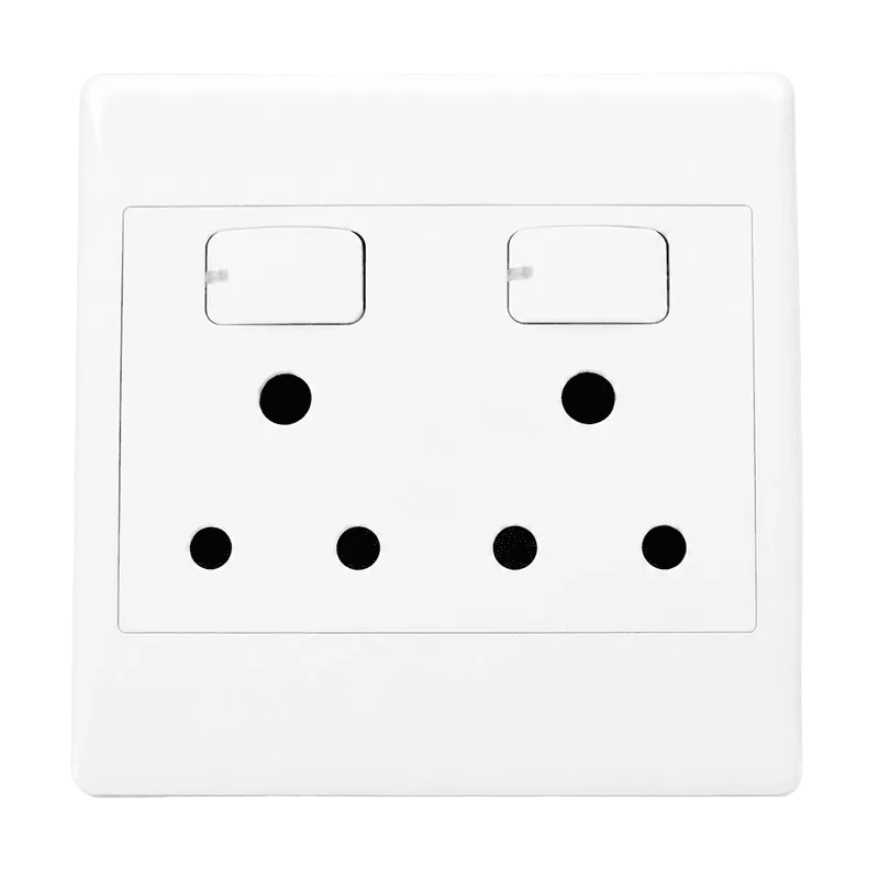 EPL White Socket - 16 Amp Double Socket