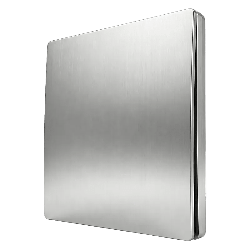 One Lever Kinetic Frameless Switch – Silver