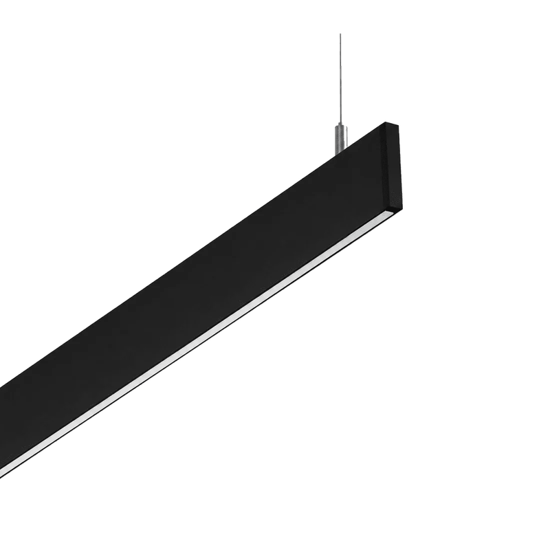 Chiara Black Up & Down Linear Pendant - Warm White (3000K)