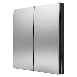 Two Lever Kinetic Frameless Switch – Silver - additional product image