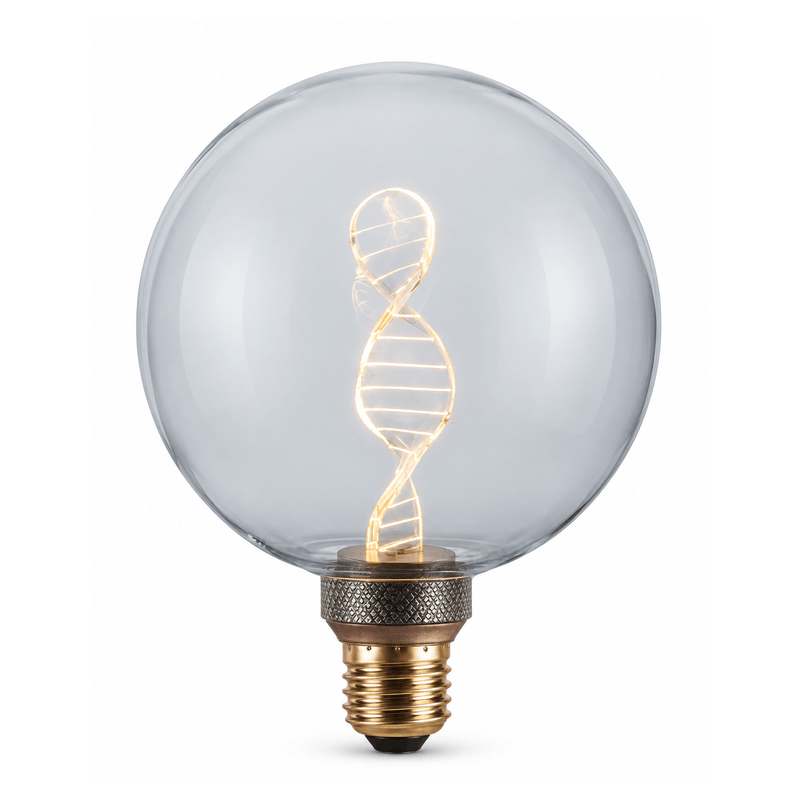 Decorative LED Bulb - G125 Clear DNA Filament Bulb