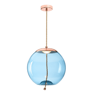 Blue Orb LED Pendant Light
