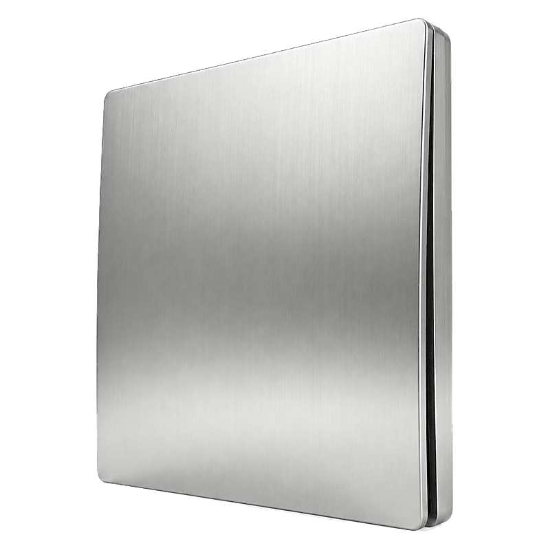 One Lever Kinetic Frameless Switch – Silver - additional product image