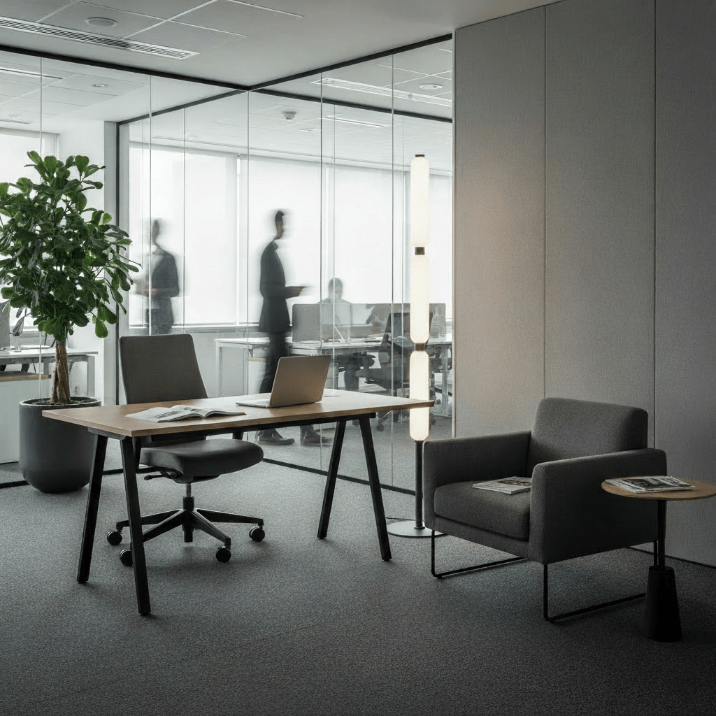 Calna Linear LED Floor Lamp