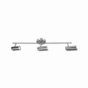 Satin Chrome 3 Light Spotlight