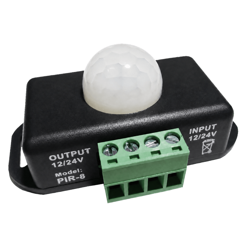 12Vdc PIR Motion Sensor (adjustable time)
