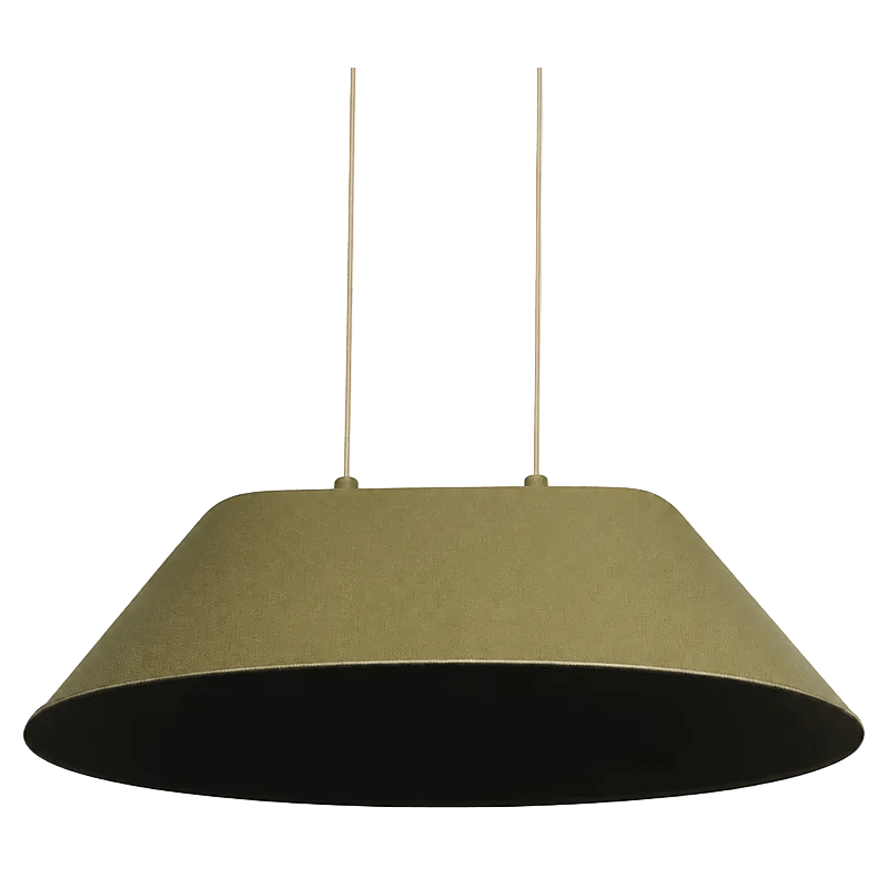 Akira Olive Green Felt Pendant Light