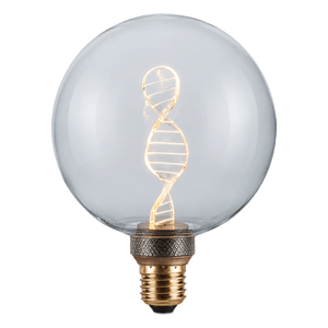 Decorative LED Bulb - G125 Clear DNA Filament Bulb