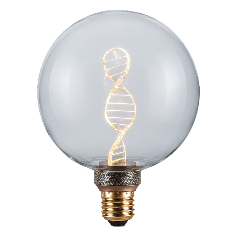 Decorative LED Bulb - G125 Clear DNA Filament Bulb