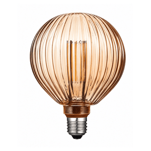 Decorative LED Bulb - G130 Vertical Ribbed Filament Bulb
