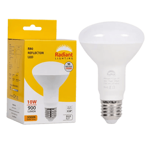 10W R80 LED Bulb - 3000K Warm White
