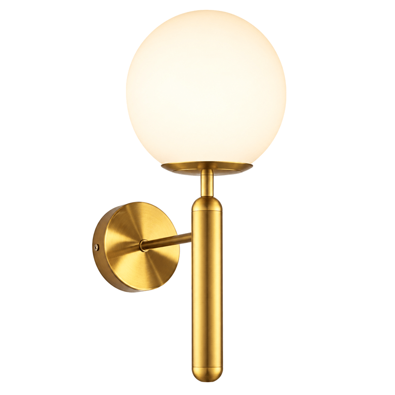 Fizz Pop Antique Brass Wall Light