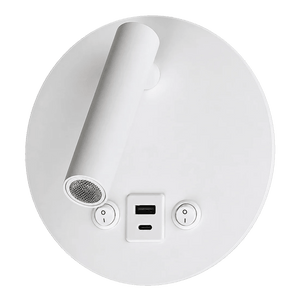 White LED Reading Light with Backlight, USB & USB-C