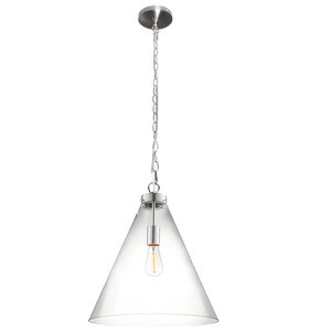 Beltone Glass Funnel Pendant Light